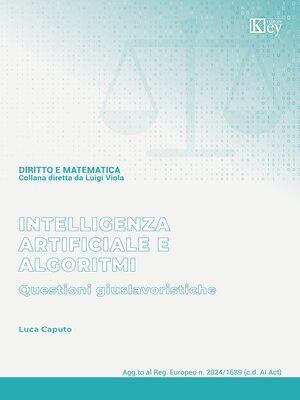 cover image of Intelligenza artificiale e algoritmi